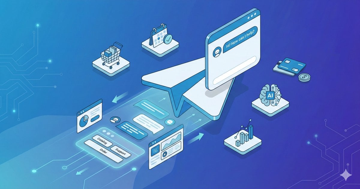 Обложка статьи Разработка Telegram-ботов на заказ: стоимость, сроки, технологии 2026